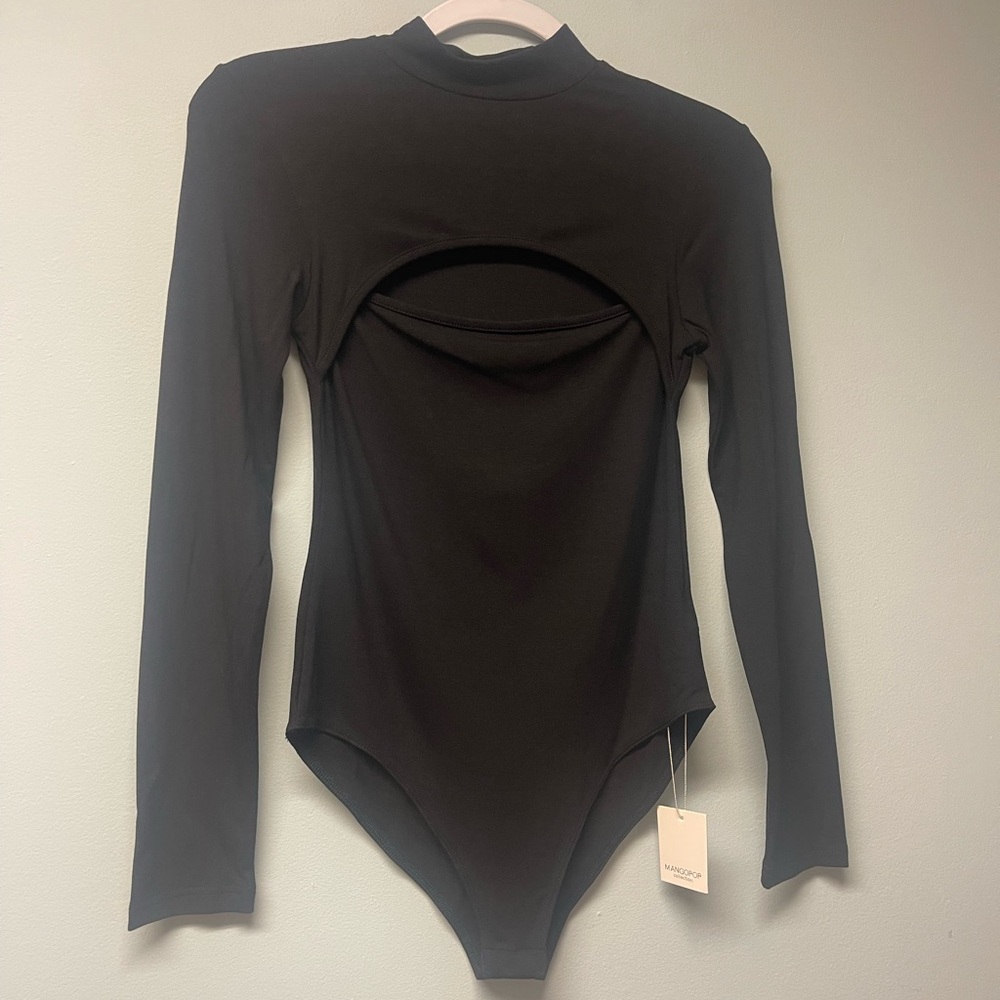 Black Long Sleeve Body Suit